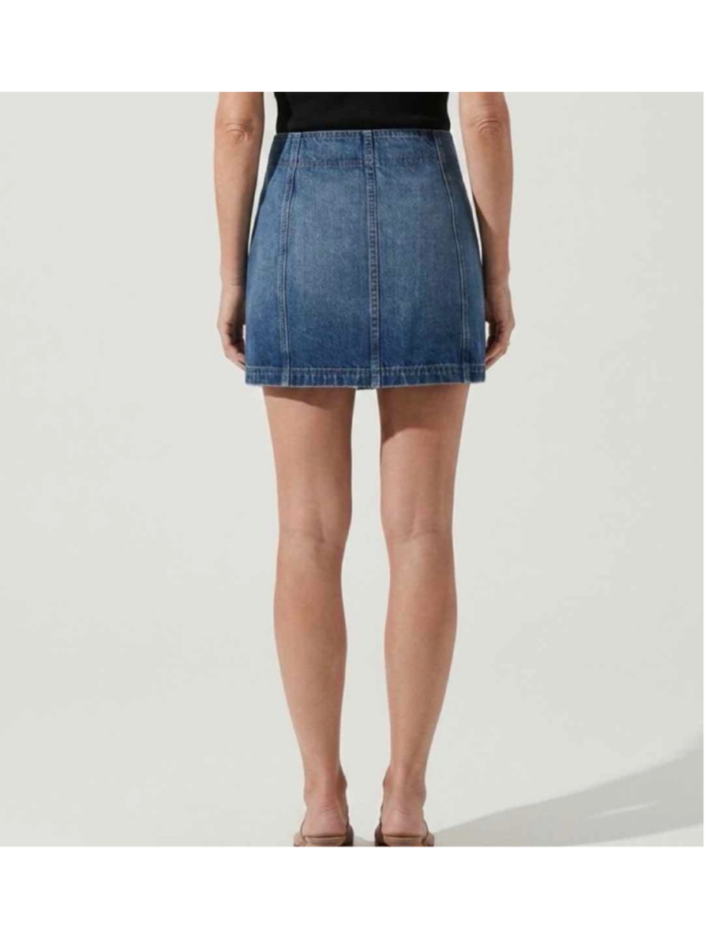 Ulla Johnson Clara Mini Denim Skirt Tigress 2 NWT - Picture 3 of 7